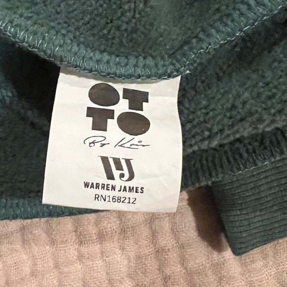 OTTO By Kris Introverts Social Club Hoodie Kangaroo Pocket Green Pink XXL - Picture 9 of 16